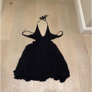 Free People strappy backless dress. Size S. Black